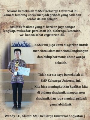 Kesan SMP KU - Wendy